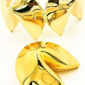 Metal Fortune Cookie Box With Message Slip Inside for Gifts(Ask for color)